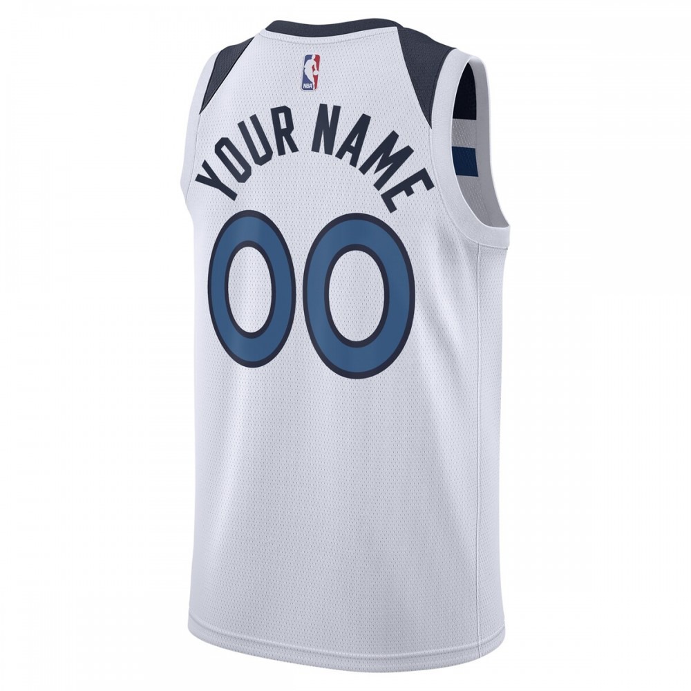 Minnesota Timberwolves Unisex 2022/23 Swingman Custom Jersey White - Association Edition-Pro Kit Vault | Brand New 26/27 Sports Jerseys